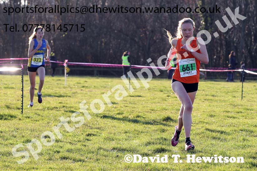 Womens under-17s and 20s North Eastern Cross Country Chanpionships. Photo: David T. Hewitson/Sports for All Pics